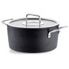 Kochtopf Bratentopf ADAMANT 24 cm, schwarz, Aluminium, Fissler