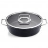 Kochtopf Bratentopf niedrig ADAMANT 28 cm, schwarz, Aluminium, Fissler