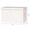Kinder Aufbewahrungsbox RECYCLED 61 cm, Terrazzo Creme, 3 Sprouts