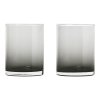 Trinkglas MERA, 2er-Set, 220 ml, Rauchglas, Blomus