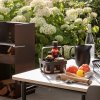 Table Caddy NORDIC KITCHEN 18 cm, schwarz, Kunststoff/Bambus, Eva Solo