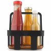 Table Caddy NORDIC KITCHEN 18 cm, schwarz, Kunststoff/Bambus, Eva Solo