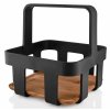 Table Caddy NORDIC KITCHEN 18 cm, schwarz, Kunststoff/Bambus, Eva Solo