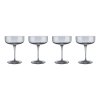 Champagnerglas FUUM, 4er-Set, 300 ml, Rauchglas, Blomus