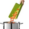 Schneidebrett CHOP2POT 60204 45 x 26 cm, grün, Kunststoff, Joseph Joseph