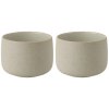 Becher EMMA 150 ml, 2er-Set, grau, Steingut, Stelton