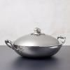 Wok OPUS PRIMA 30 cm, Silber, Edelstahl, Ruffoni