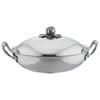 Wok OPUS PRIMA 30 cm, Silber, Edelstahl, Ruffoni