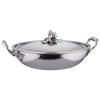 Wok OPUS PRIMA 30 cm, silber, Edelstahl, Ruffoni