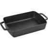 141254 litinovy pekac cerny 30 x 20 cm staub