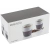 Becher 230 ml, 2er-Set, mit Silikondeckel, grau, Eva Solo