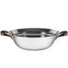 Wok EDO 34 cm, 5,8 l, Edelstahl, Alessi