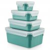 Vorratsdose MASTER SEAL COLOUR EDITION N1031010 , set à 4 st, grün, kunststoff, Tefal