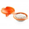 Eier-Pochierer, 2er-Set, orange, Silikon, Lékuké