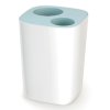 Badezimmer Mülleimer SPLIT, weiß/blau, Joseph Joseph
