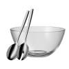 Salatschale mit Besteck TAVERNO 23 cm, glas, WMF