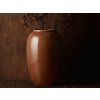 Vase 50 cm, Bernstein, Steinzeug, Bitz