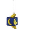 Weihnachtsschmuck CUBIK MOON, blau, Alessi