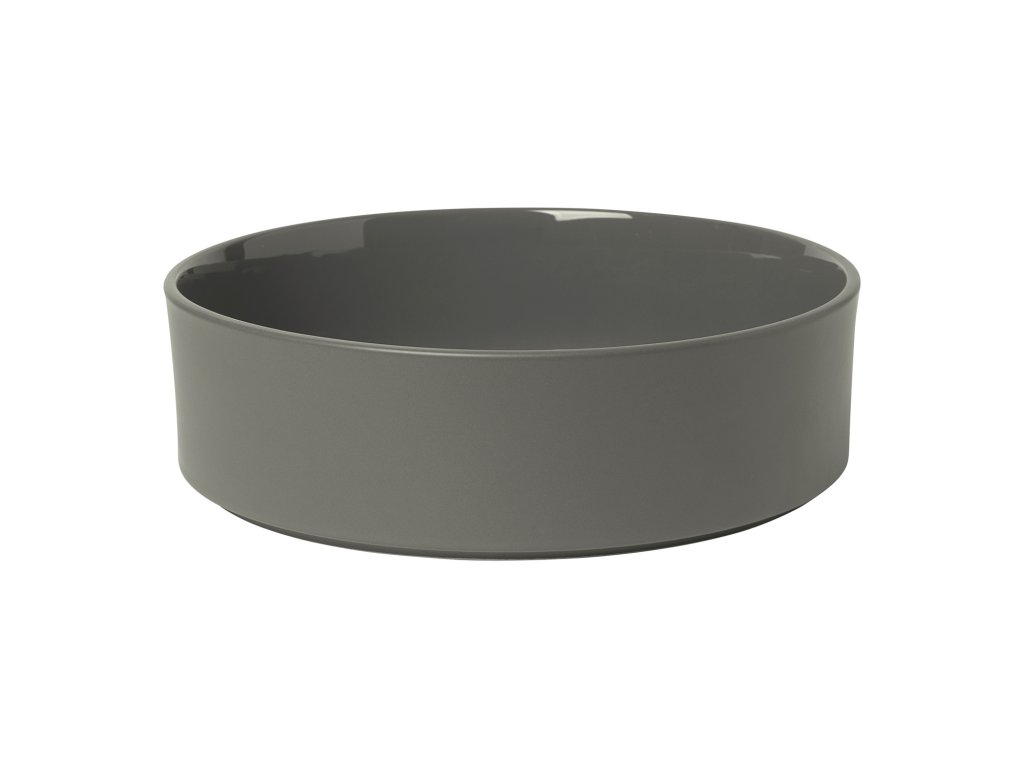 Serveerschaal PILAR XL 3 l, donkergrijs, Blomus