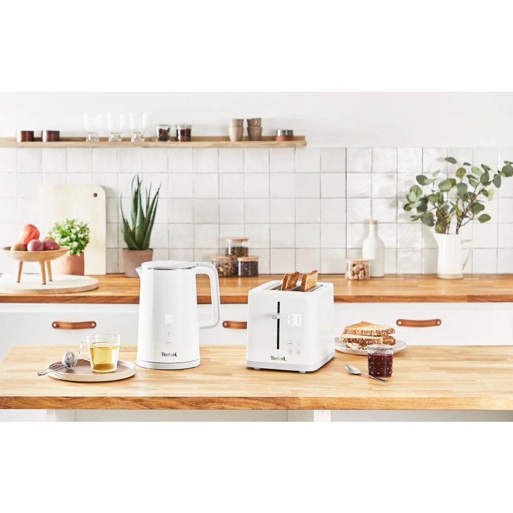 Broodrooster SENSE TT693110, 2 sleuven, wit, Tefal