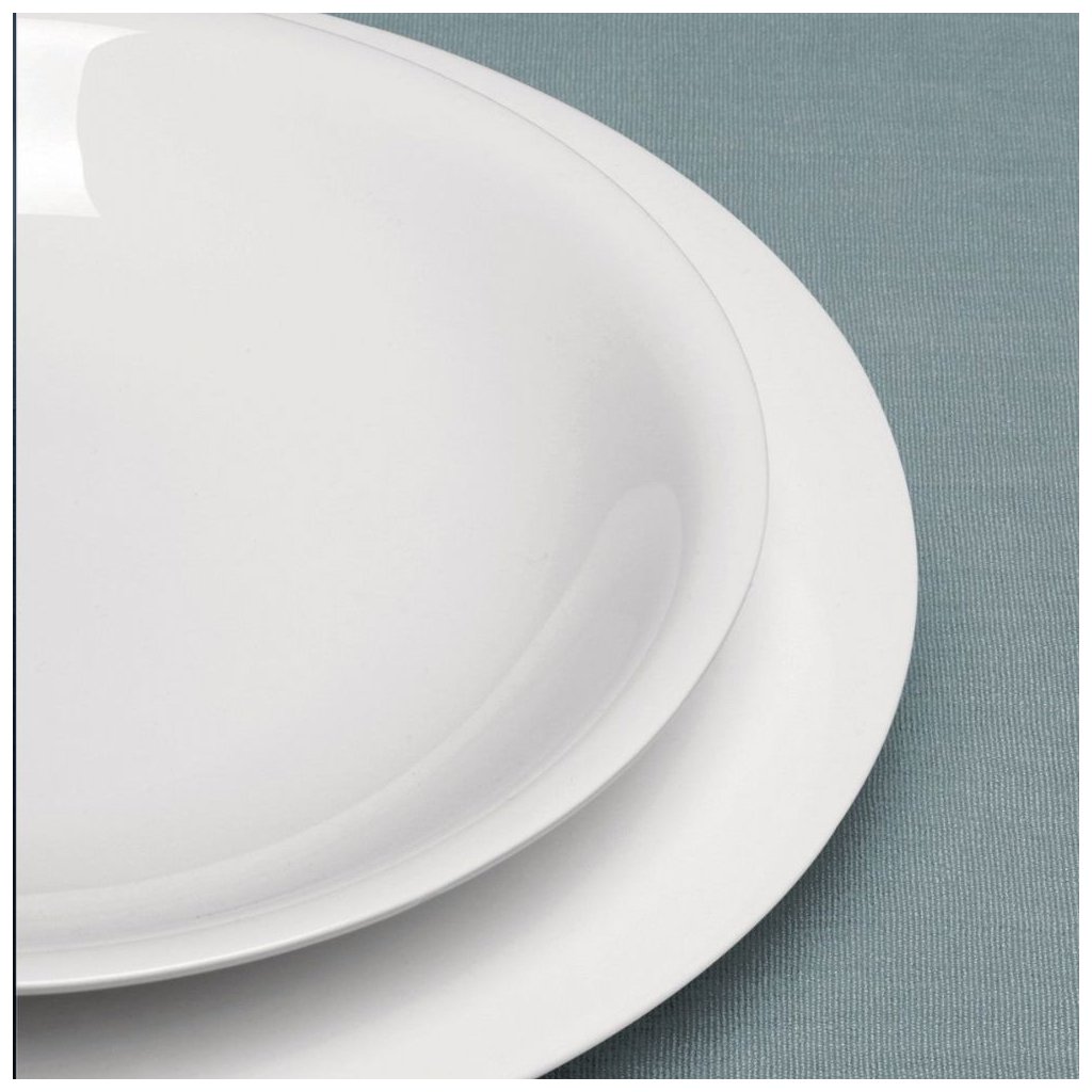 Diep bord ALL-TIME 22 cm, wit, Alessi