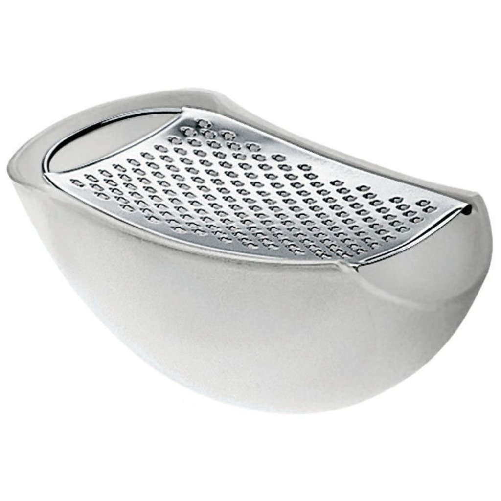 Parmezaanse kaasrasp PARMENIDE, 15 cm, wit, Alessi