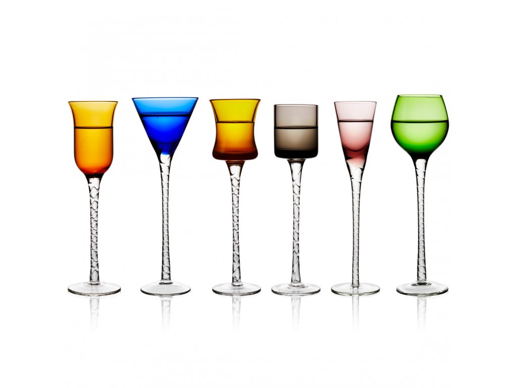 Shotglaasje (set) LONDON, 6-delig, Lyngby Glas