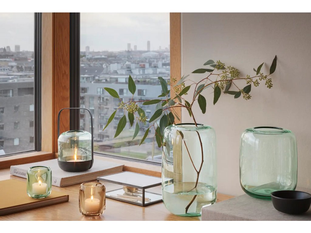 Waxinelichthouder ACORN, set van 2 stuks, hazelnootbruin, Eva Solo