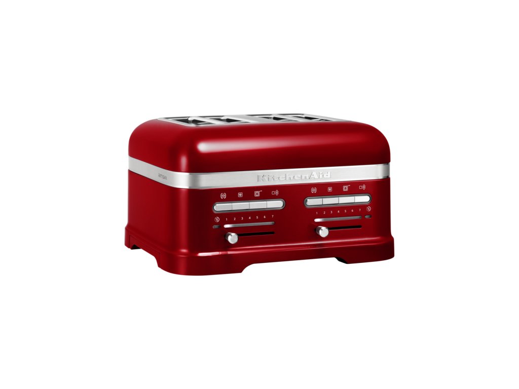 Broodrooster ARTISAN, 4 sleuven, rood metallic, KitchenAid