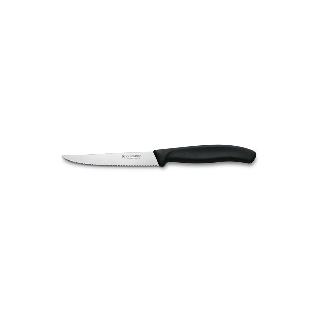 Steakmes 11 cm, zwart, Victorinox
