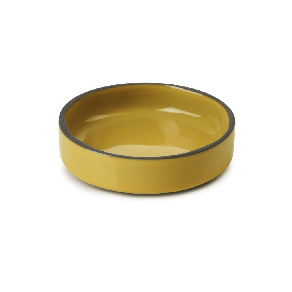Sausschaaltje CARACTERE 7 cm, 34 ml, mosterd, REVOL
