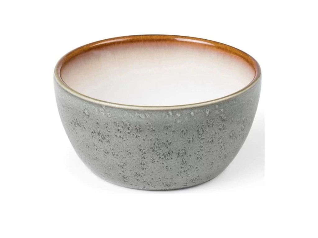 Serveerschaal 10 cm, grijs/crème, Bitz