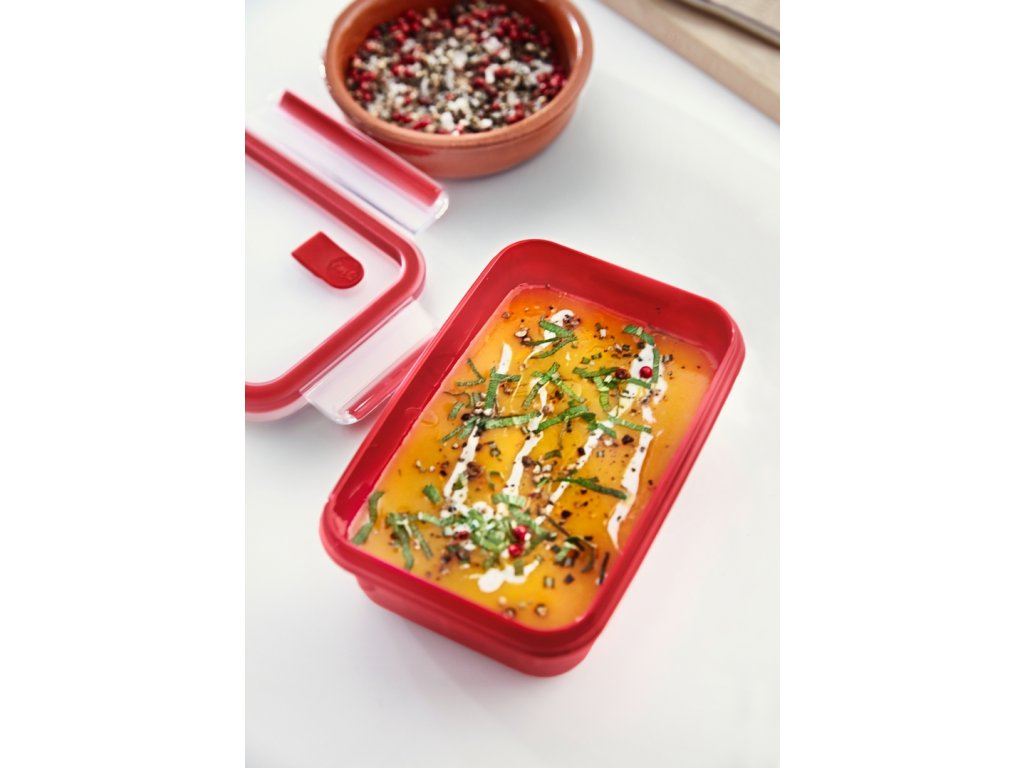 Lunchtrommel MASTER SEAL TO GO 1,2 l, rood, Tefal