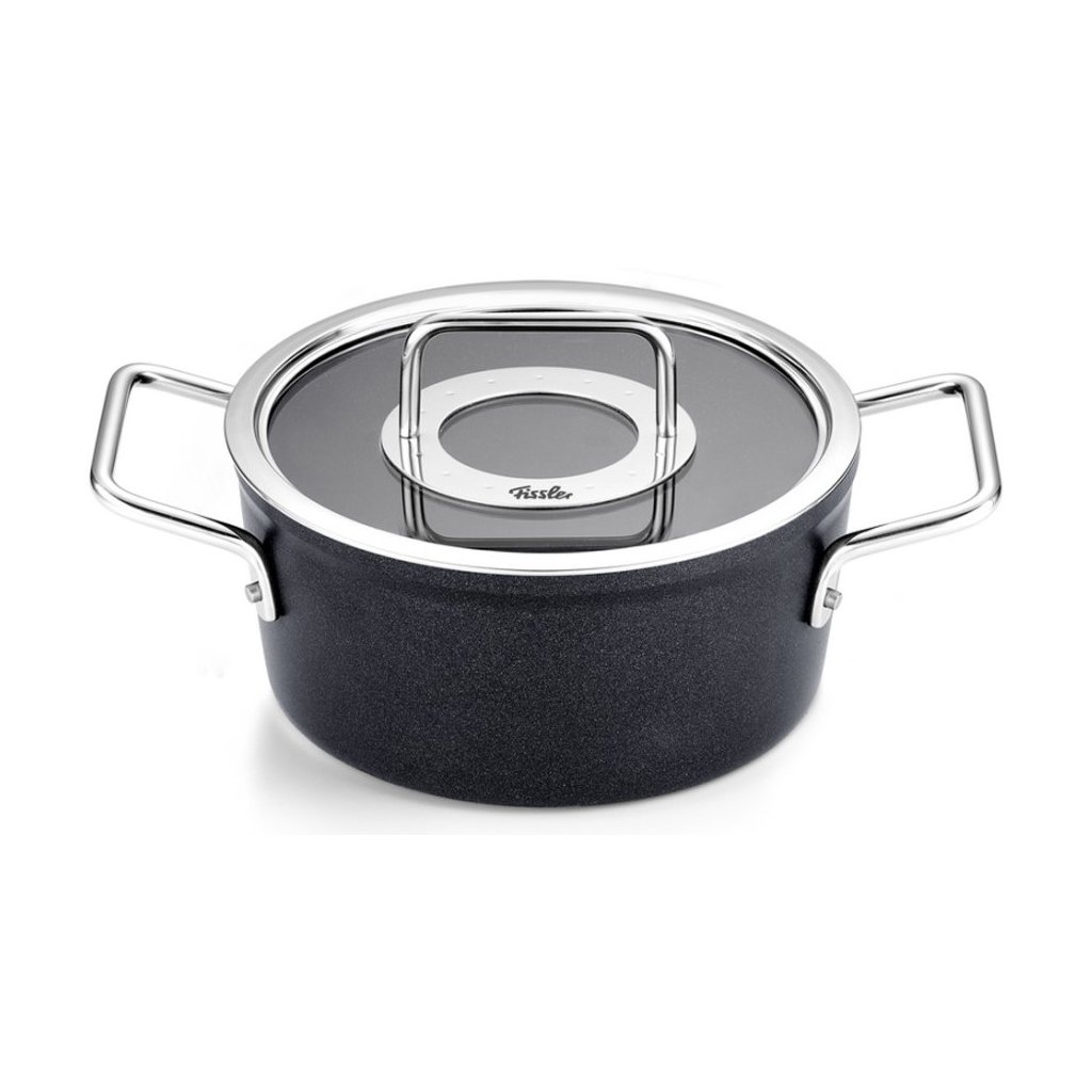 Braadpan ADAMANT 20 cm, zwart, aluminium, Fissler