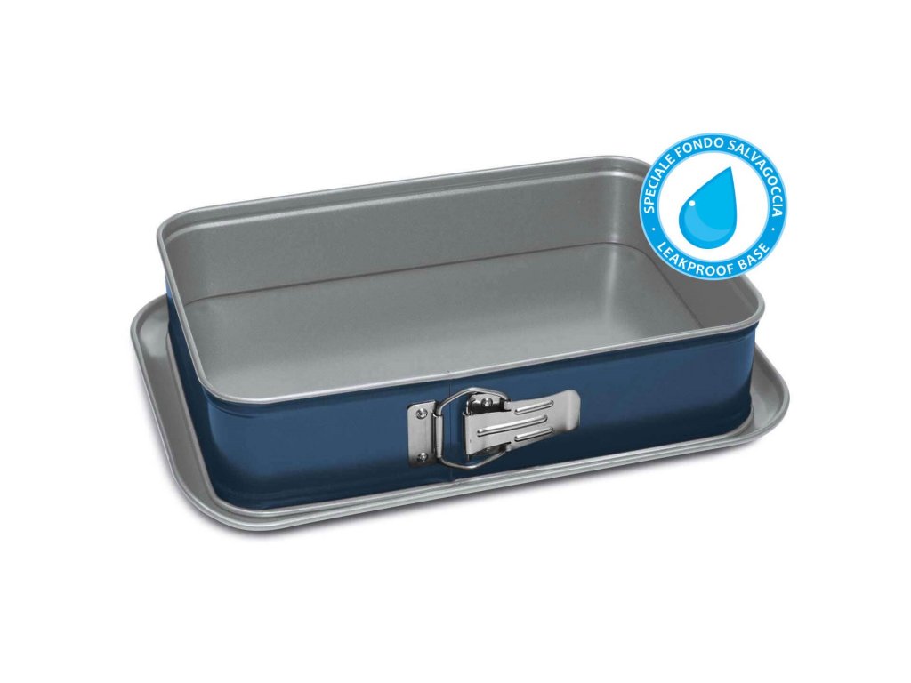 Springvorm XBAKE 28 x 19 cm, blauw, staal, Guardini