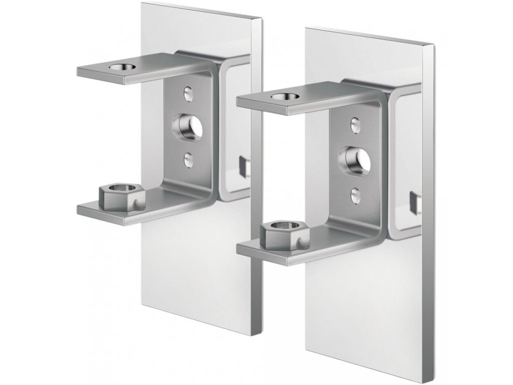 Muurbeugel LINEA 6 cm, gepolijst, roestvrij staal, Zack