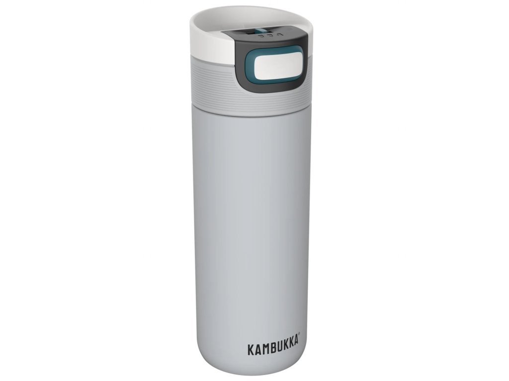 Thermosbeker ETNA 500 ml, onzeker grijs, roestvrij staal, Kambukka