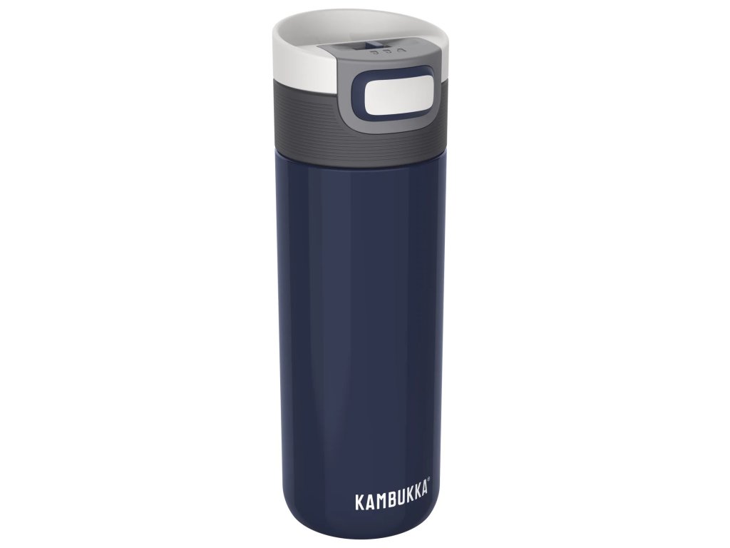 Thermosbeker ETNA 500 ml, denimblauw, roestvrij staal, Kambukka