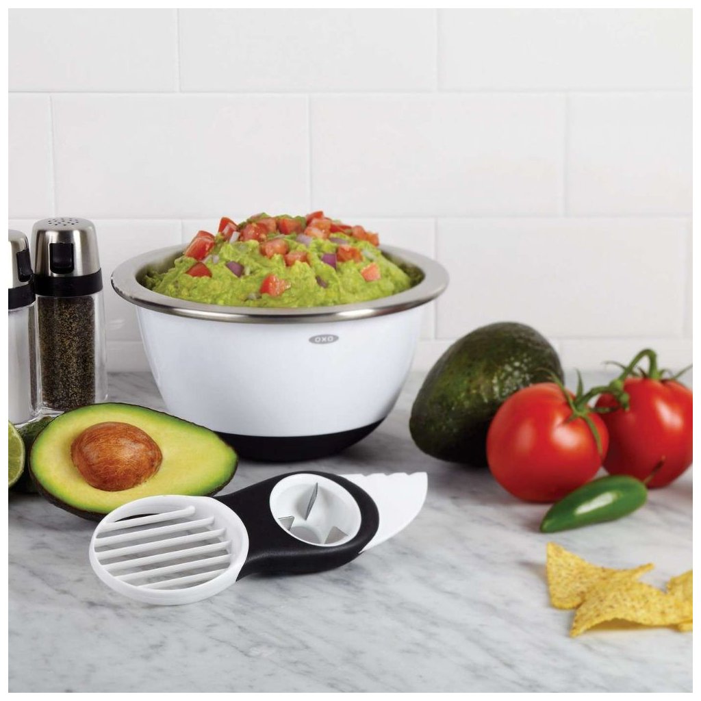 Avocadosnijder GOOD GRIPS 11 cm, wit, kunststof, OXO