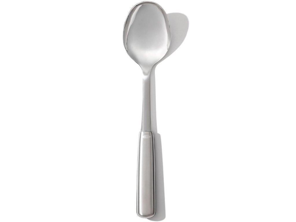 Serveerlepel STEEL 32 cm, zilver, roestvrij staal, OXO