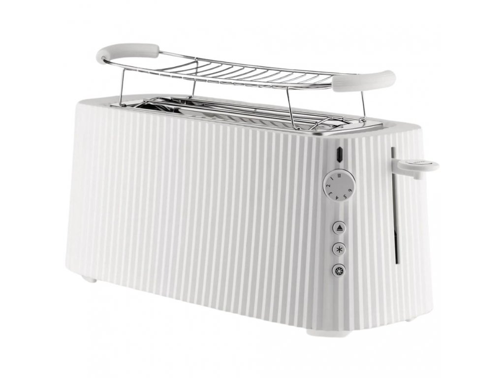 Broodrooster PLISSÉ XXL 46 cm, wit, plastic, Alessi