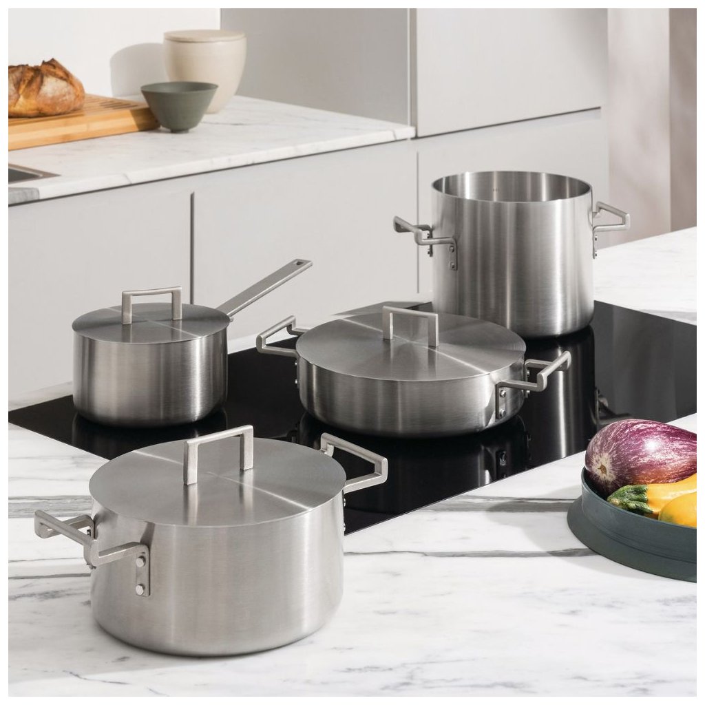 Steelpan CONVIVIO 16 cm, 1,8 l, roestvrij staal, Alessi