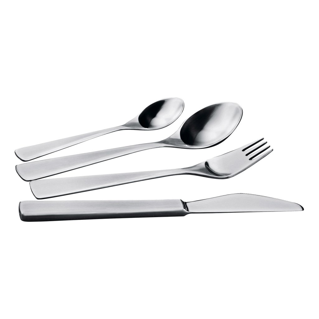 Bestekset MAYA, 24-delig, zilver, roestvrij staal, Stelton