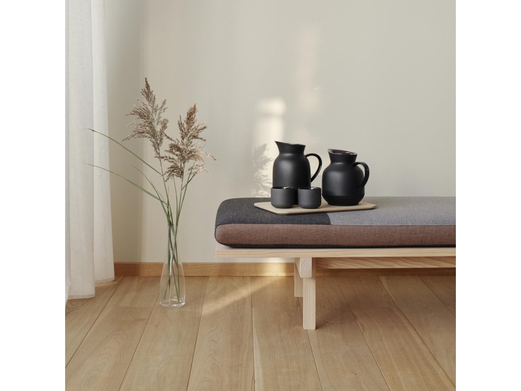 Thermoskan AMPHORA 1 l, 21 cm, zwart, kunststof, Stelton