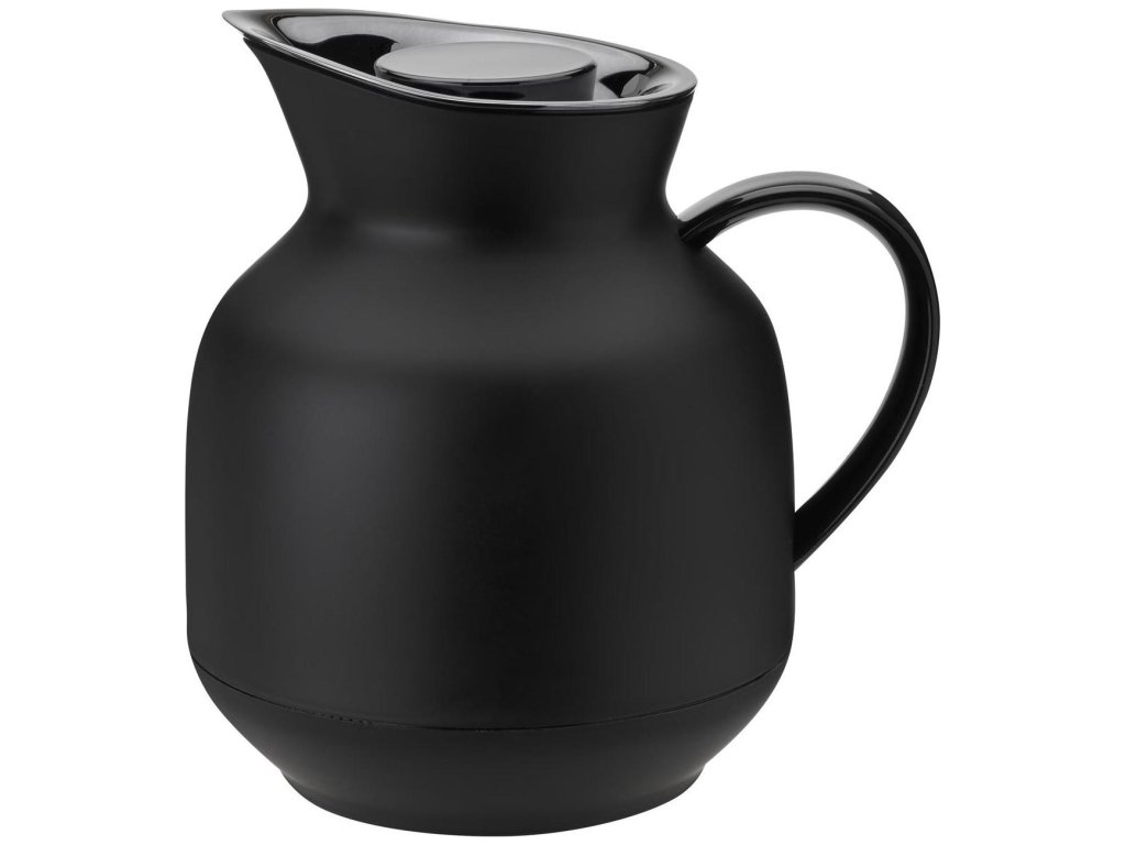 Thermoskan AMPHORA 1 l, 21 cm, zwart, kunststof, Stelton