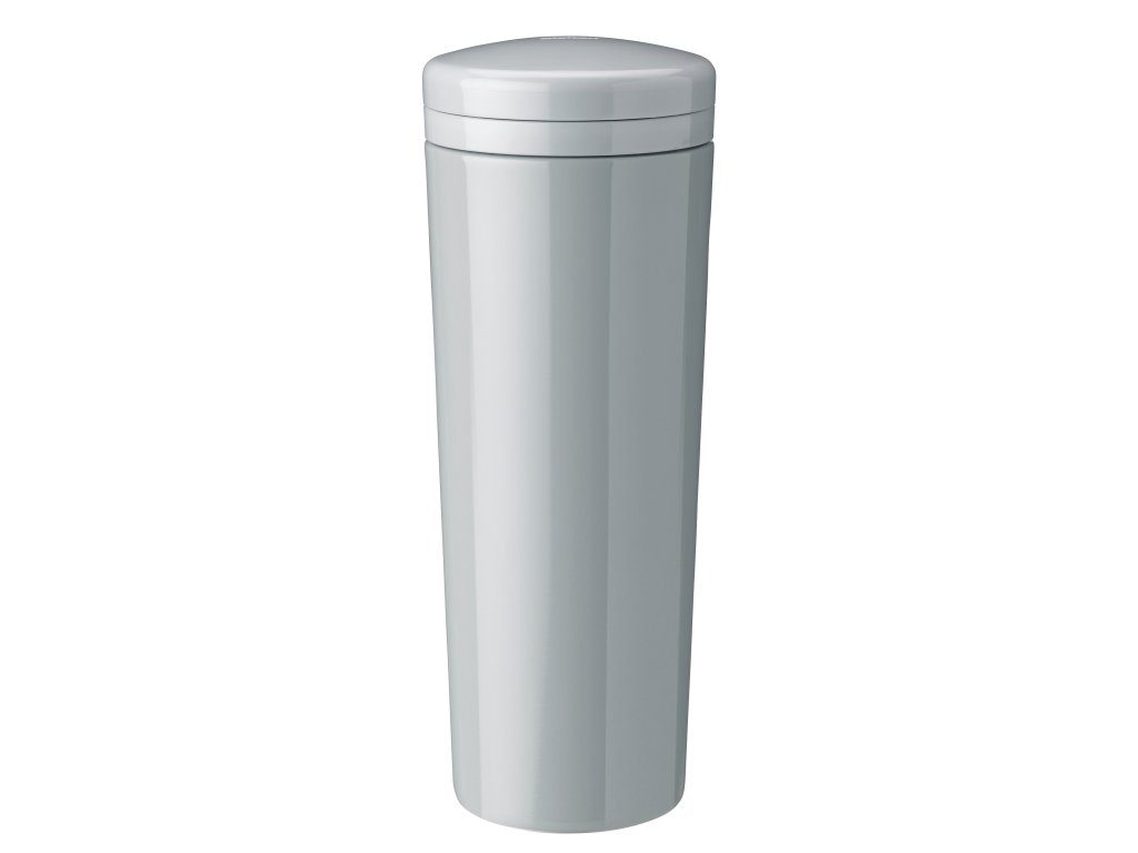 Thermosbeker CARRIE 500 ml, licht grijs, roestvrij staal, Stelton