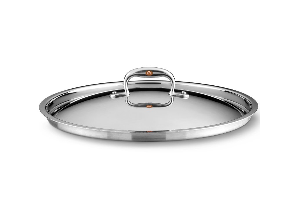 Deksel CON CUORE 30 cm, zilver, koper, Ruffoni