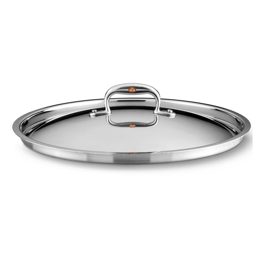 Deksel CON CUORE 22 cm, zilver, koper, Ruffoni