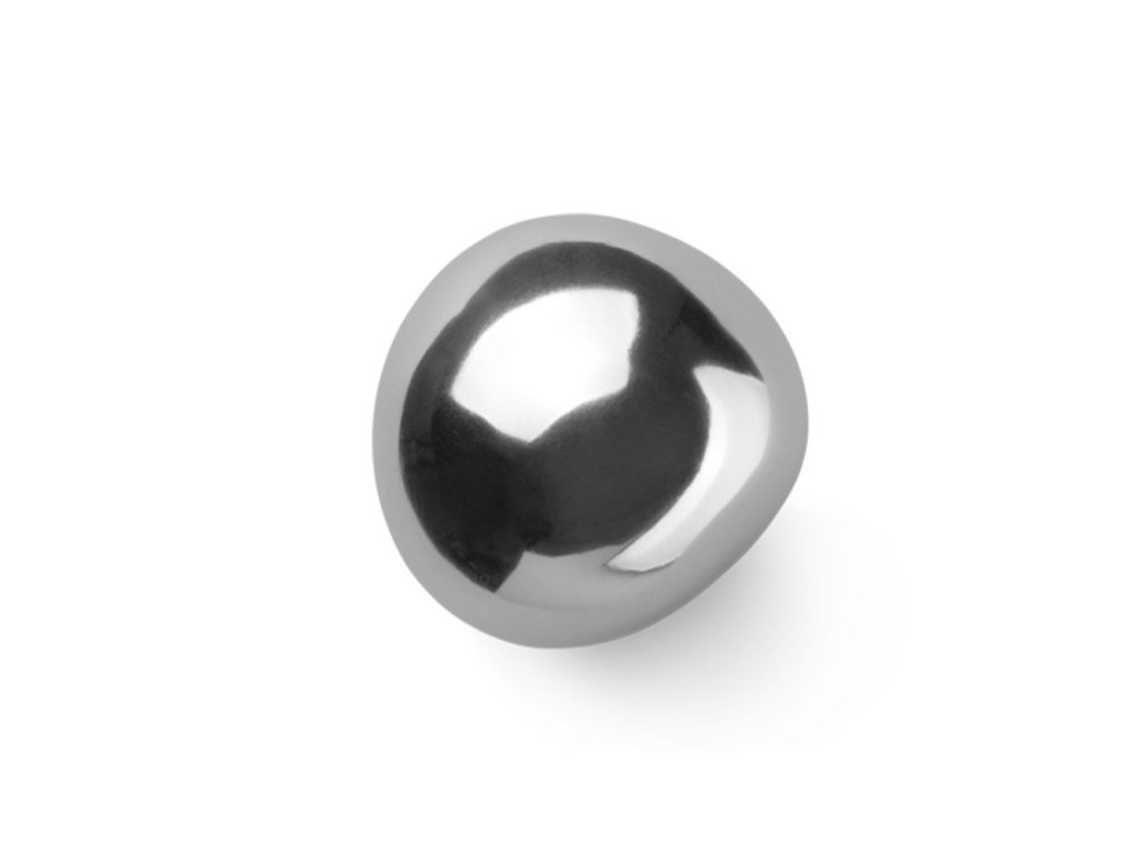 Ophanghaak MUSHROOM 4 cm, zilver, roestvrij staal, stevig LIVING