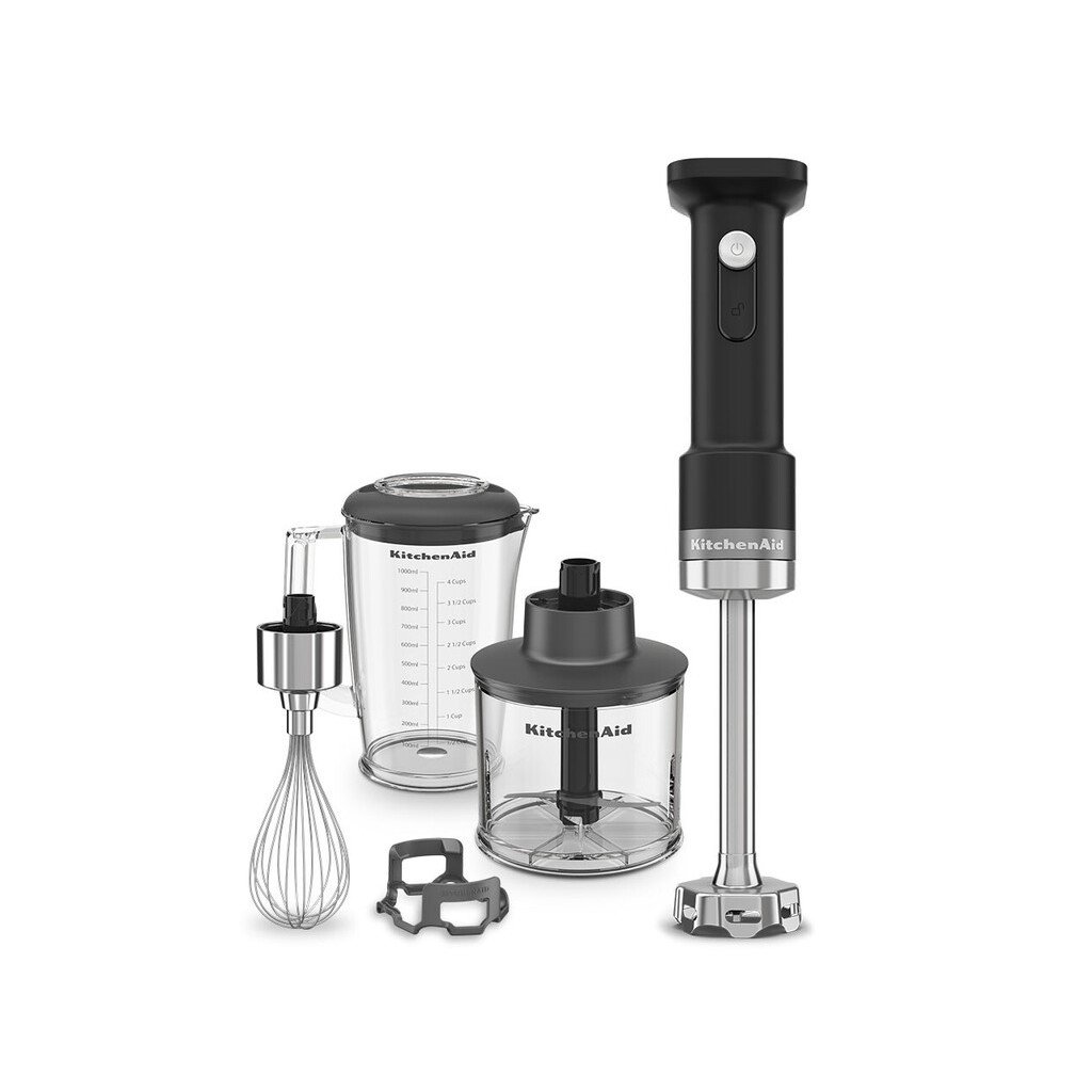 Staafmixer 5KHBRV05, draadloos, zonder batterij, mat zwart, KitchenAid